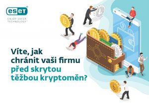 Infografika - Víte jak chránit vaši firmu před skrytou těžbou kryptoměn.