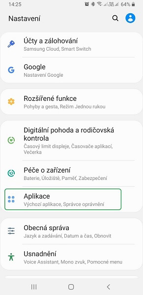 Jak nastavit oprávnění v Androidu