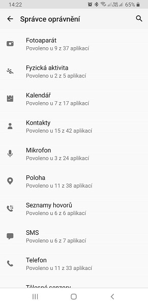 Jak nastavit oprávnění v Androidu