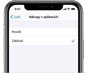 Jak zablokovat nákupy v aplikacích v iPhonu?