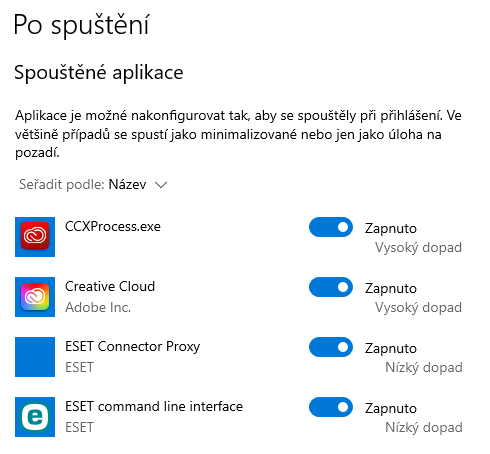 Některým aplikacím můžete ve Windows 10 a Windows 11 zakázat činnost po spuštění