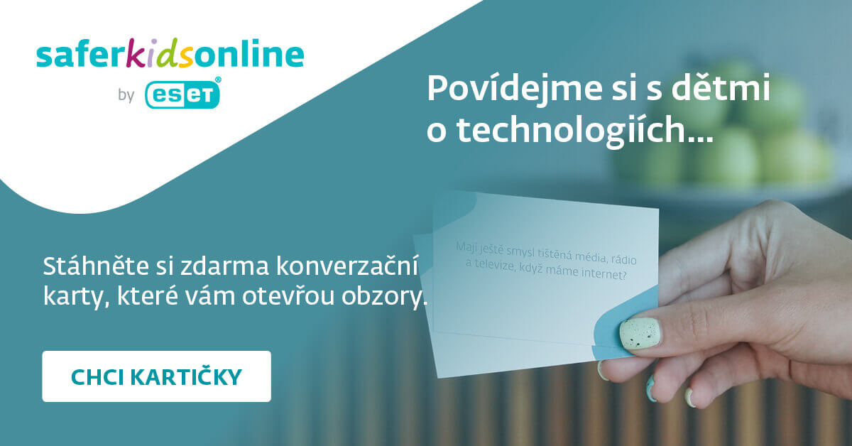 Nejlepší bezpečnostní opatření, jak chránit děti online, je otevřeně mluvit. Stáhněte si konverzační karty.