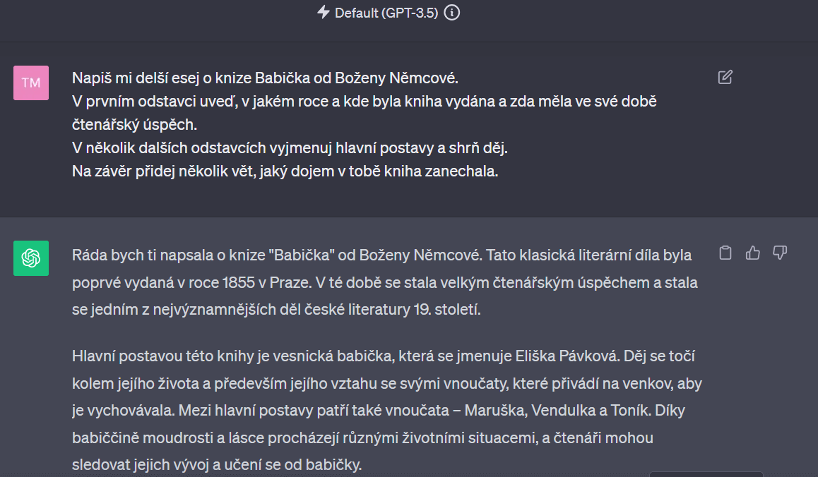 ChatGPT nezná českou literaturu.