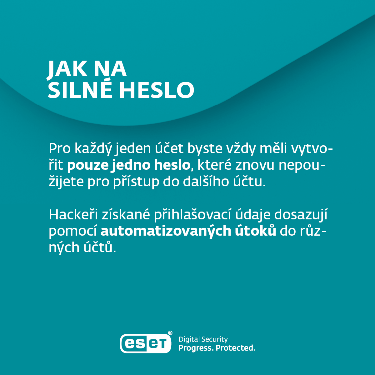 Hesla mají být unikátní